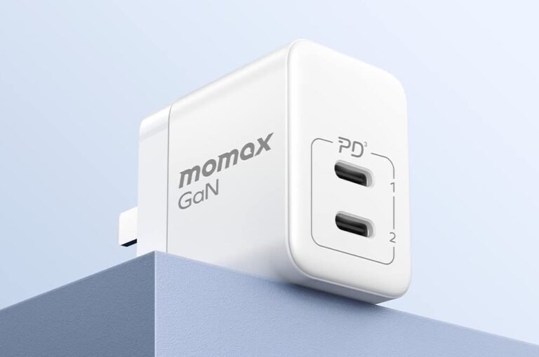 MOMAX Dual Port 35W USB C GaN Charger