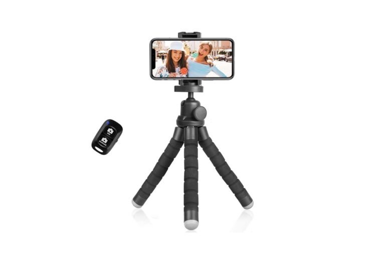 Torjim Cell Phone Tripod with Wireless Remote Control