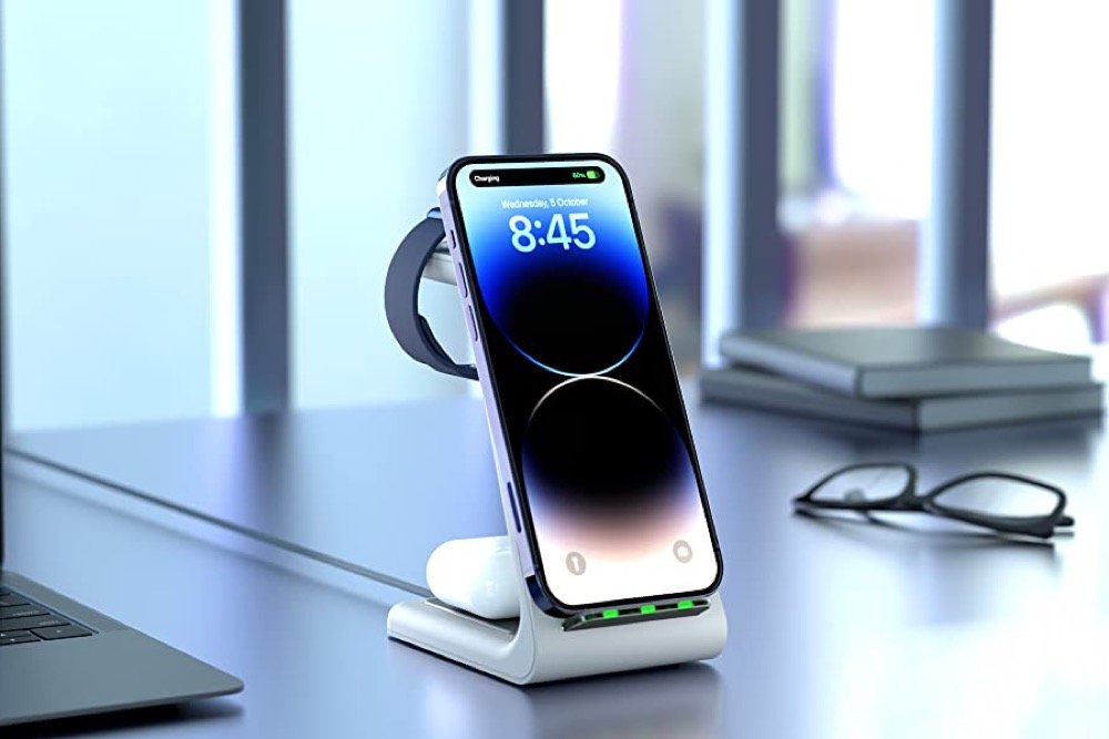 Quezqa 3 in 1 Wireless Charging Stand