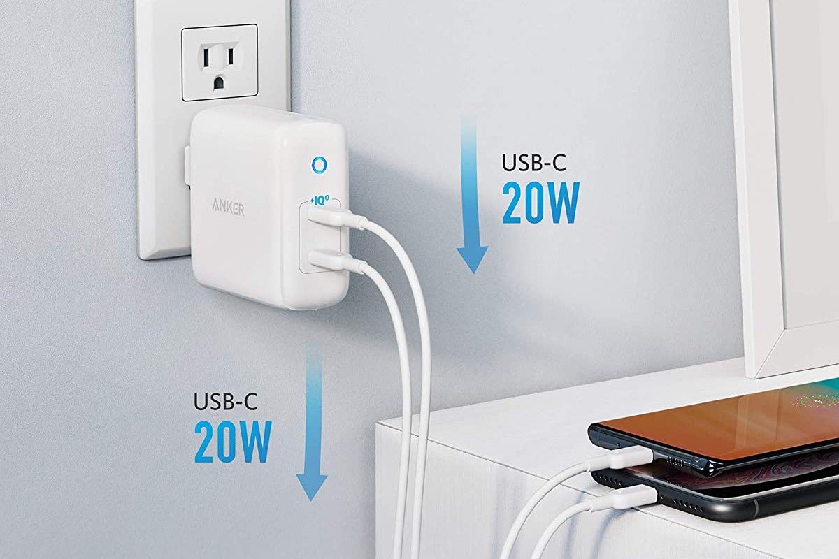 Anker PowerPort III Duo Type C Foldable Fast Charger