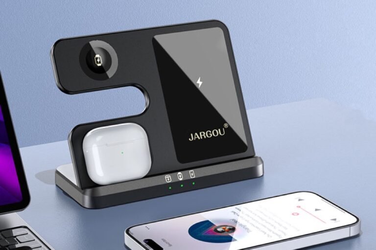 JARGOU 3 in 1 Wireless Charging Station