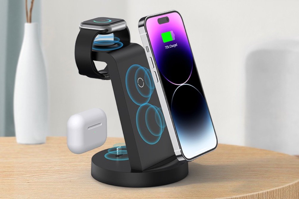 REDKJY 3 in 1 Wireless Charging Station