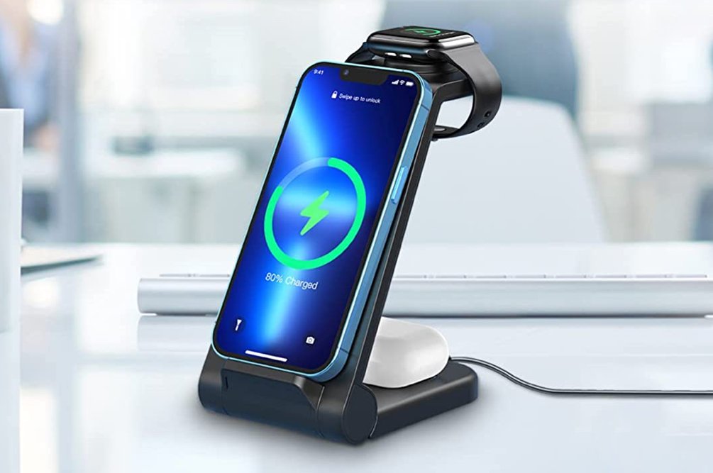 YOSINT 3 in 1 Wireless Charging Station