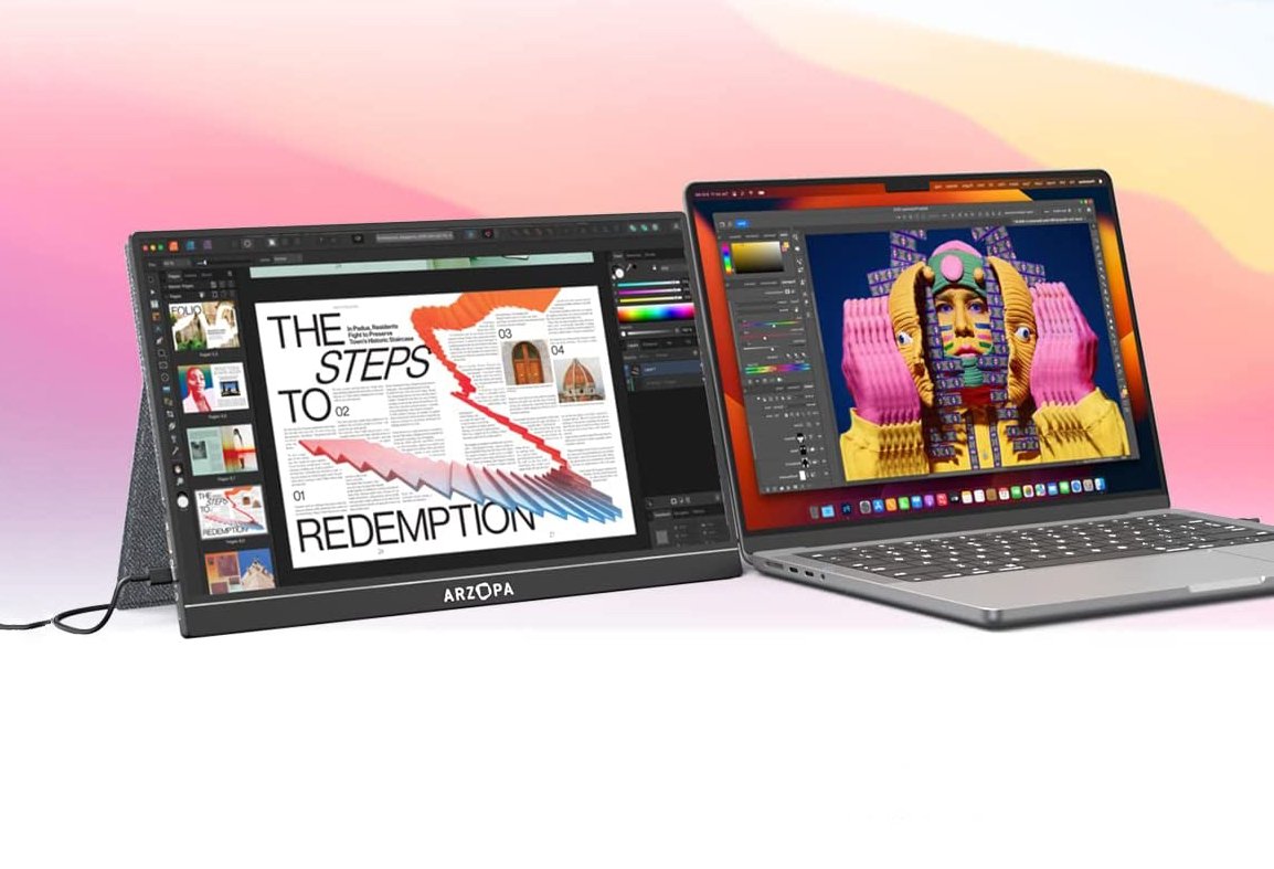 ARZOPA 15.6-inch 1080P Portable Monitor