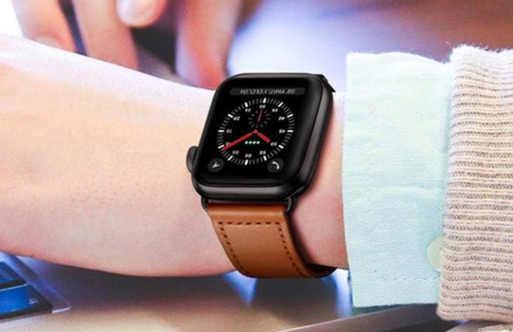 KYISGOS Genuine Leather Apple Watch Band