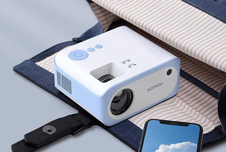 SOPYOU Outdoors 4K Movie Projector