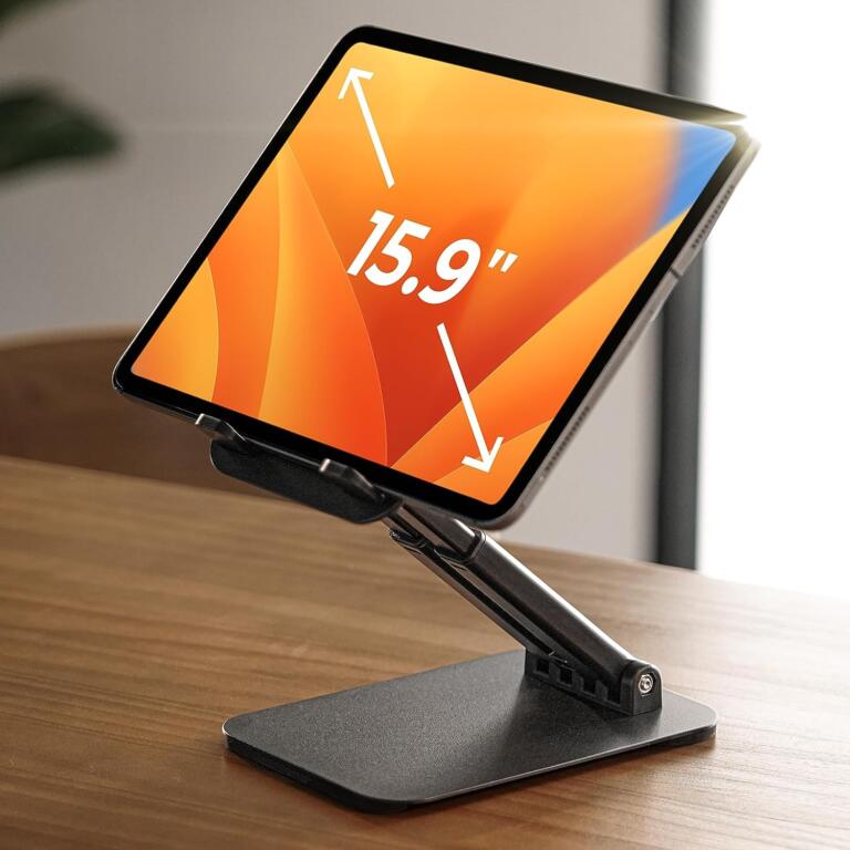 LISEN's Tablet Holder Supports Upto 15.6 inch Devices, 44% Discount 1 LISEN's Tablet Holder Supports Upto 15.6 inch Devices, 44% Discount 1