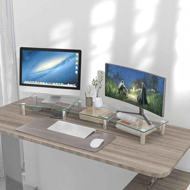 Just $34 For This Dual Computer Monitor Riser 1