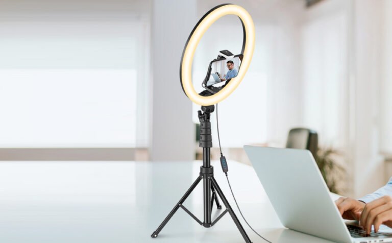 UBeesize 10''Selfie Ring Light with 62''Tripod Stand