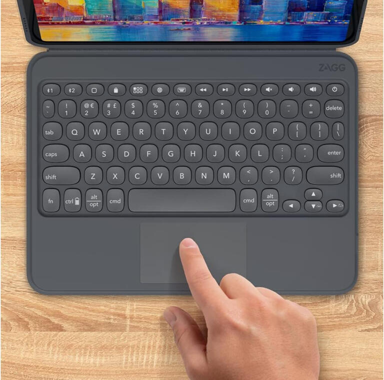 ZAGG - Pro Keys Wireless Keyboard with Trackpad & Detachable Case For 10.2 inch iPad At $105 1