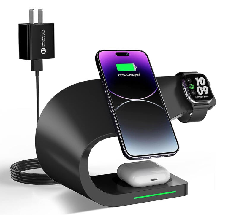 Amazon Offers 40% OFF On Popular 4 in 1 Apple Device Wireless Charger, $24 Only 1