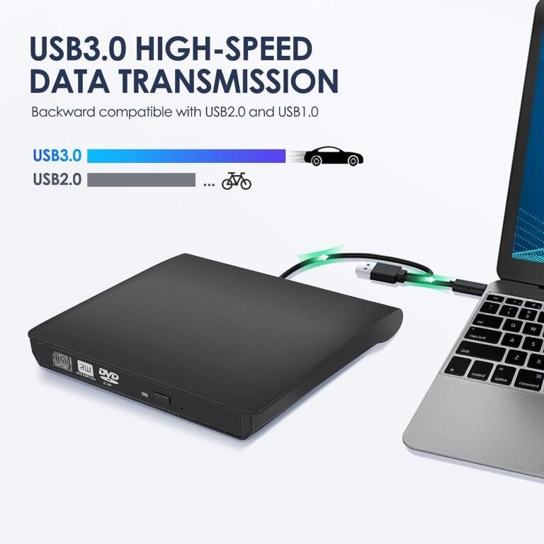 Bring Back CD/DVD Drive On Laptop With This External Option On Sale For $21 1