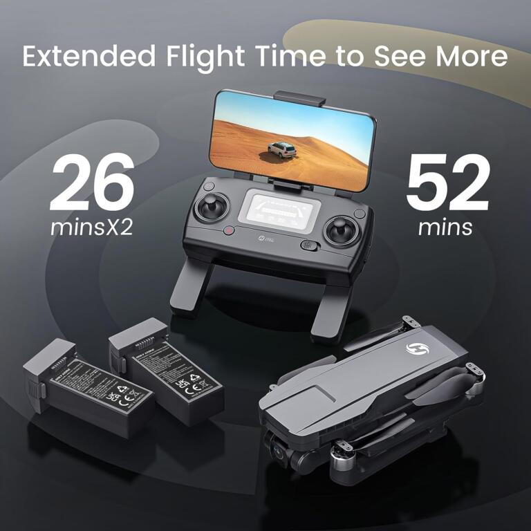 Holy Stone HS720G Foldable 4K WiFi GPS Drone w/ 2x Batteries (2-Axis Gimbal, EIS Anti Shake) For $184, Usually Sold For $500 18 Holy Stone HS720G Foldable 4K WiFi GPS Drone w/ 2x Batteries (2-Axis Gimbal, EIS Anti Shake) For $184, Usually Sold For $500 17