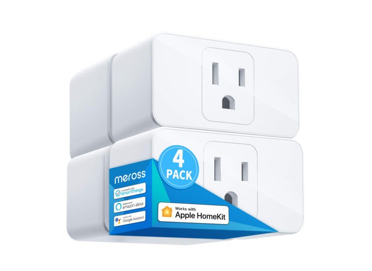 HomeKit Support Enabled Meross Smart Plug Mini Down On Sale For $30 For 4 Pack 1