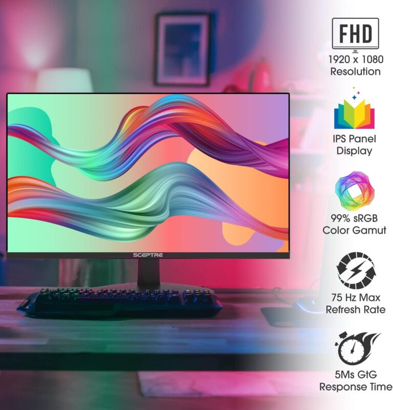 Sceptre IPS 27" LED Gaming Monitor Drops To All Time Low At $100 1