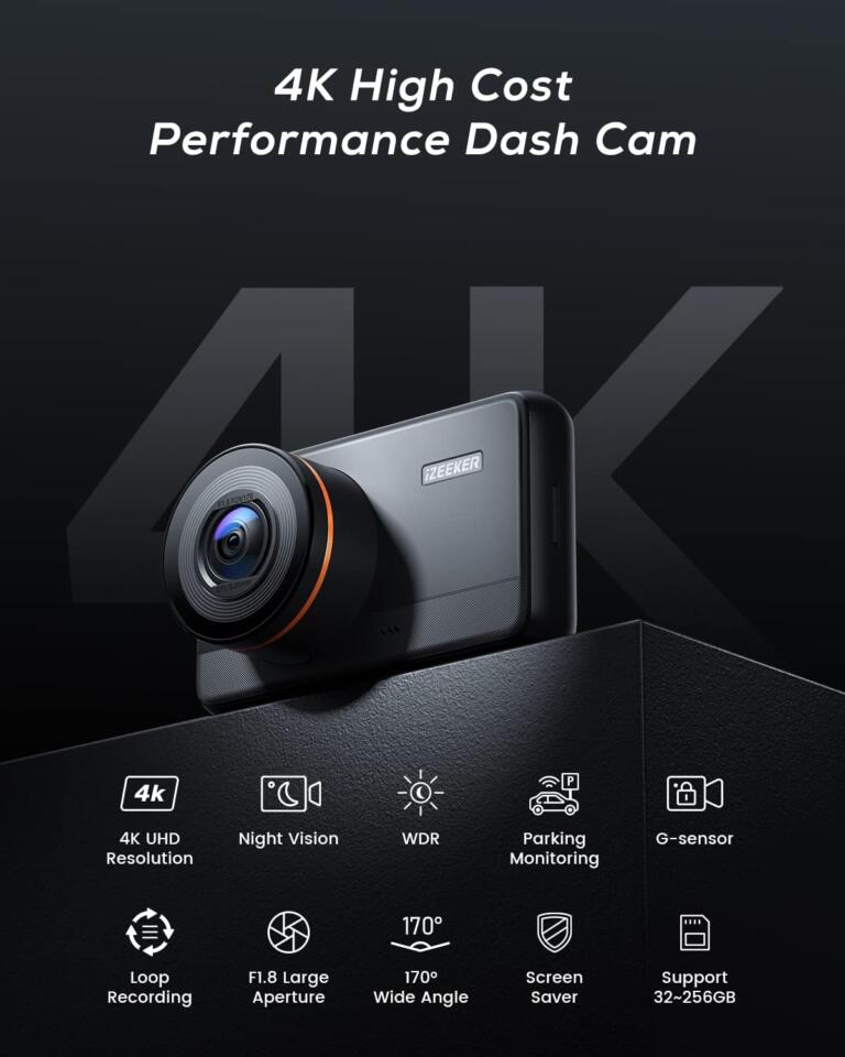 Amazon's Popular 4K Dash Cam is Dirt Cheap At Just $30 1