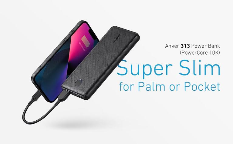 Save 30% on the Anker 10,000mAh USB-C Portable Power Bank by picking one up for just $11! 7