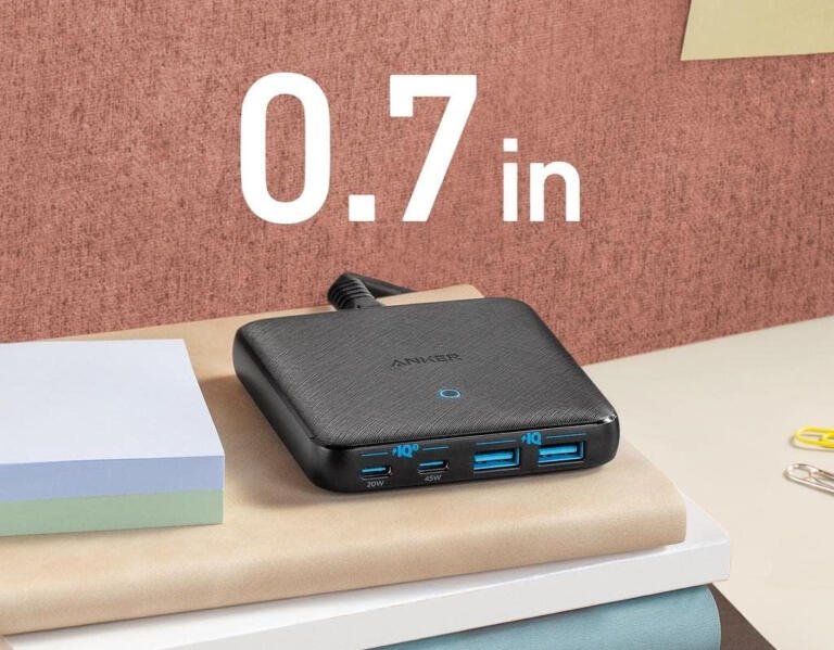 Anker's Slim Four Port Fast Charger For Apple Device Now $50, Regular Price: $65 1