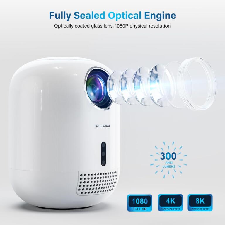This 4K projector compatible with iOS/Android usually costs $$229 but today, it's $114 only 4 This 4K projector compatible with iOS/Android usually costs $$229 but today, it's $114 only 4