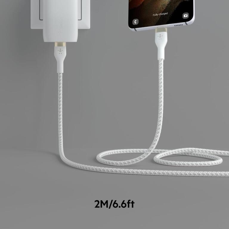 Belkin BoostCharge Pro Flex Braided USB-C to USB-C Charger Cable Never Breaks! Currently On Sale! 5 Belkin BoostCharge Pro Flex Braided USB-C to USB-C Charger Cable Never Breaks! Currently On Sale! 5