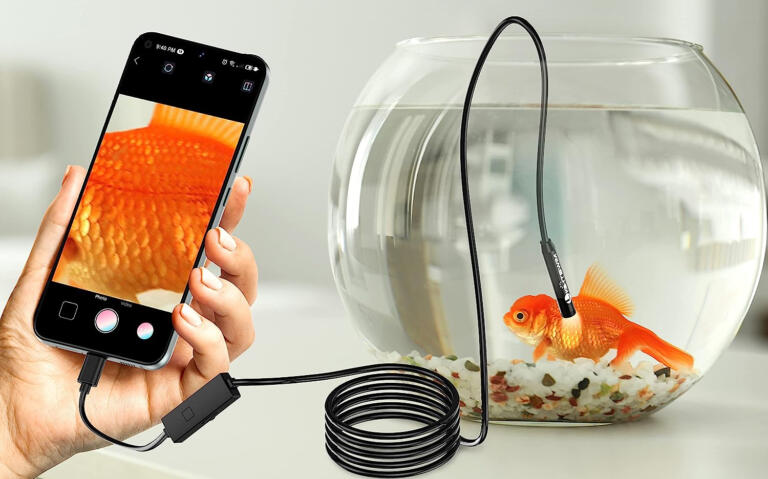 iPhone/iPad compatible 1920P Endoscope Snake Inspection Camera on sale for $14, usually $30 1