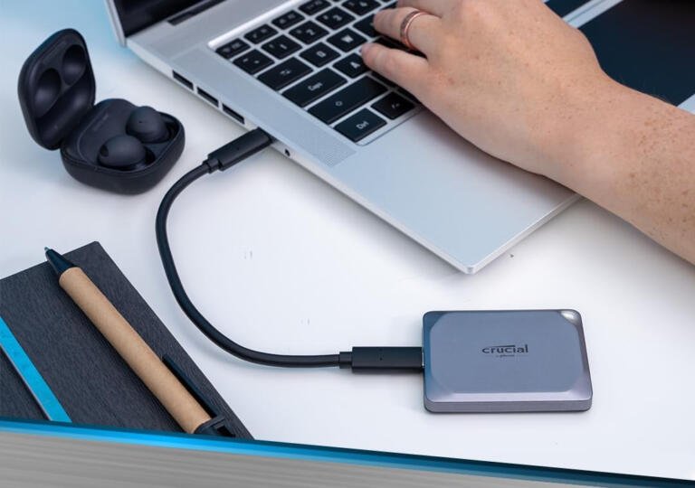 Crucial X9 Pro 1TB Portable SSD for laptops & computers currently on sale for $60 with 22% discount 1