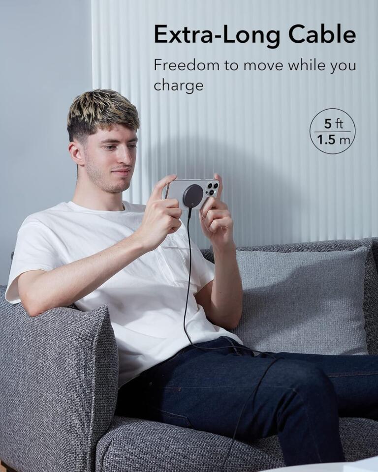 Take ESR's magnetic wireless charger for iPhone 15 at $12.79 only 1