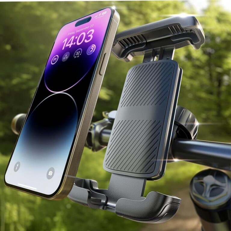 LISEN offers 50% discount on its Motorcycle Bike Phone Mount for a limited time 1