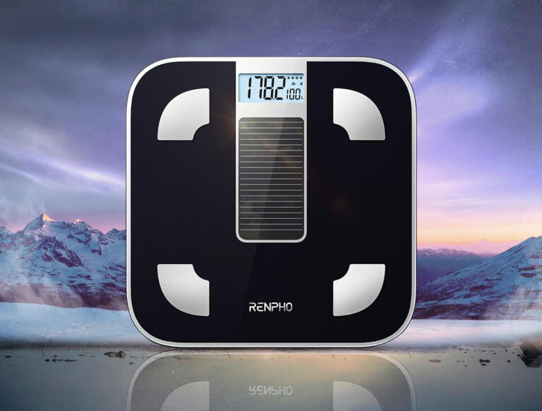 Renpho's new solar-powered scale now only $30 (a 40% savings) and works with Apple Health 1