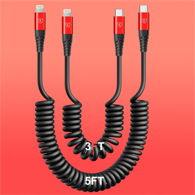 Grab 2 Pack Coiled iPhone Charger for just $15 on Amazon 7 Grab 2 Pack Coiled iPhone Charger for just $15 on Amazon 7