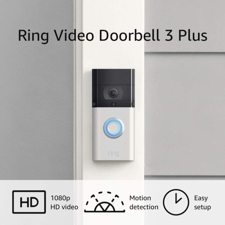 Home Security on a Budget: Certified Refurbished Ring Video Doorbell 3 Plus – Now $100 (44% Off) 1