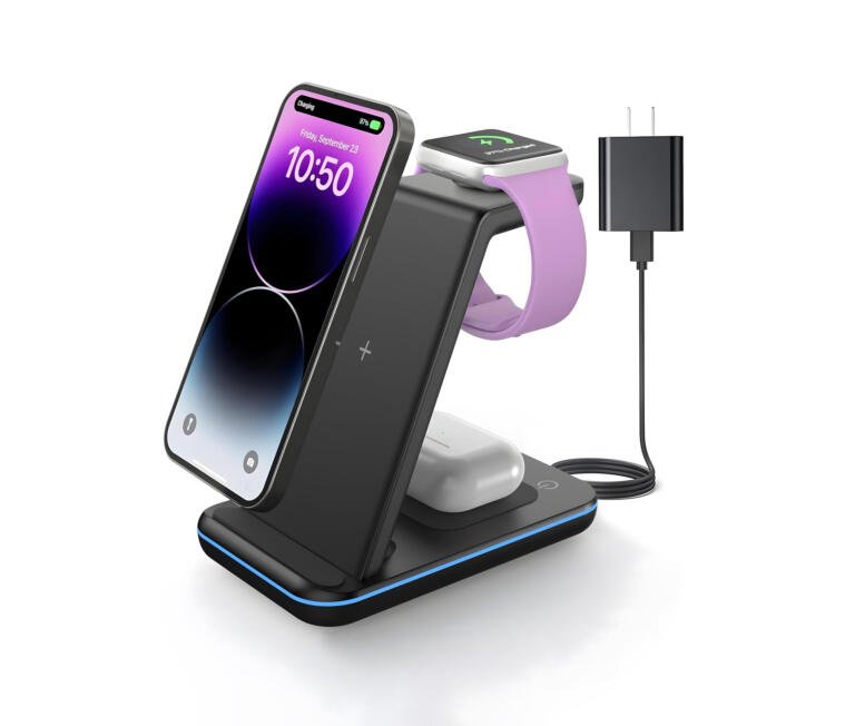 JoyGeek's 3-in-1 Wireless Charging Station for Apple - Now $36, 40% Off 1