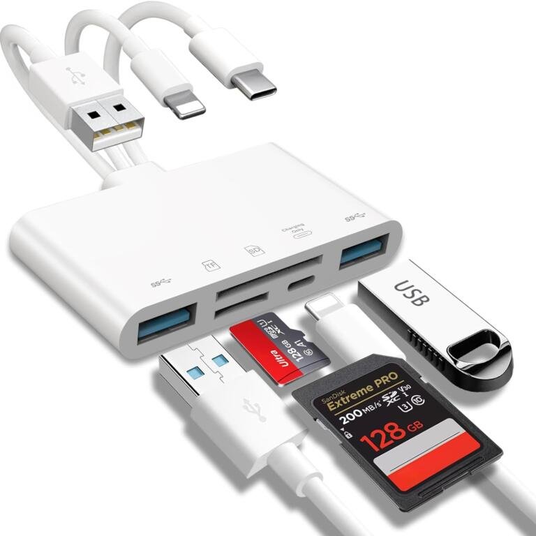 Transform Your Apple Device – Get the 5-in-1 Memory Card Reader Now for Only $12 1