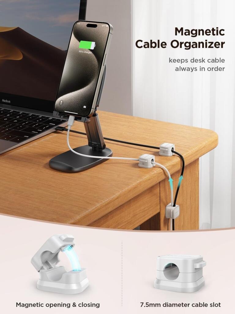 Limited Time Offer: Grab 6 Pack Magnetic Cable Clips at $13 1