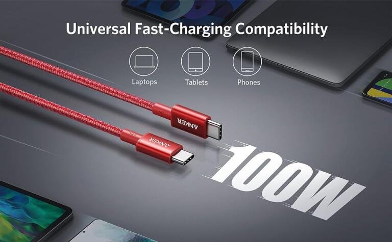 Fast Charge with Anker: 2-Pack Type C Cable for iPhone 15/iPad/MacBook - Only $14 1