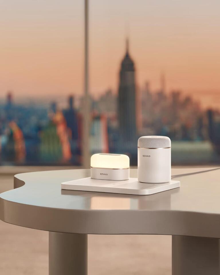 This 3 in 1 Portable Bluetooth Speaker, Wireless Charging Station with LED night light on sale for $36 (50% OFF) 21 This 3 in 1 Portable Bluetooth Speaker, Wireless Charging Station with LED night light on sale for $36 (50% OFF) 21