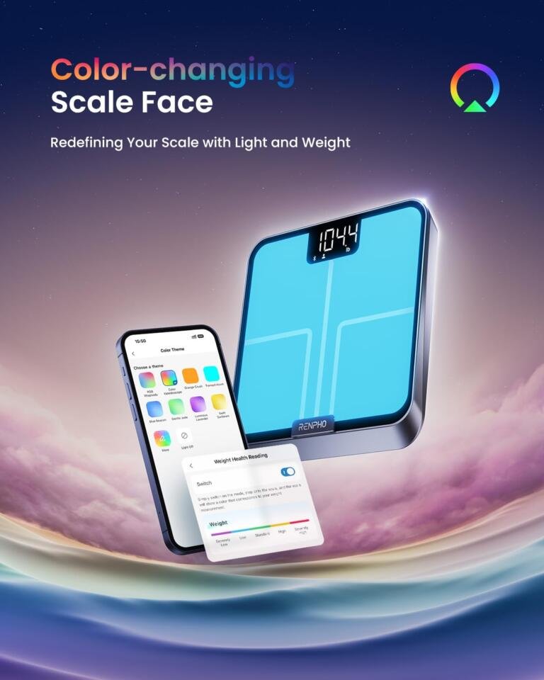 Upgrade Your Health Journey: $45 Deal on App-Connected Smart Scale 1