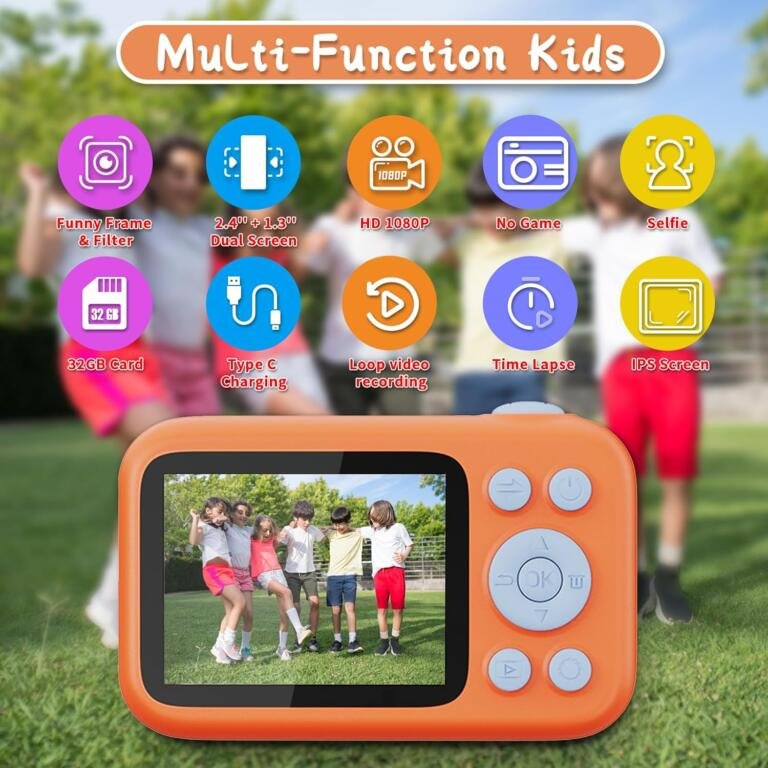 Picture-Perfect Deal: $25 for a 44MP Kids' Digital Camera – 50% OFF Flash Sale 1