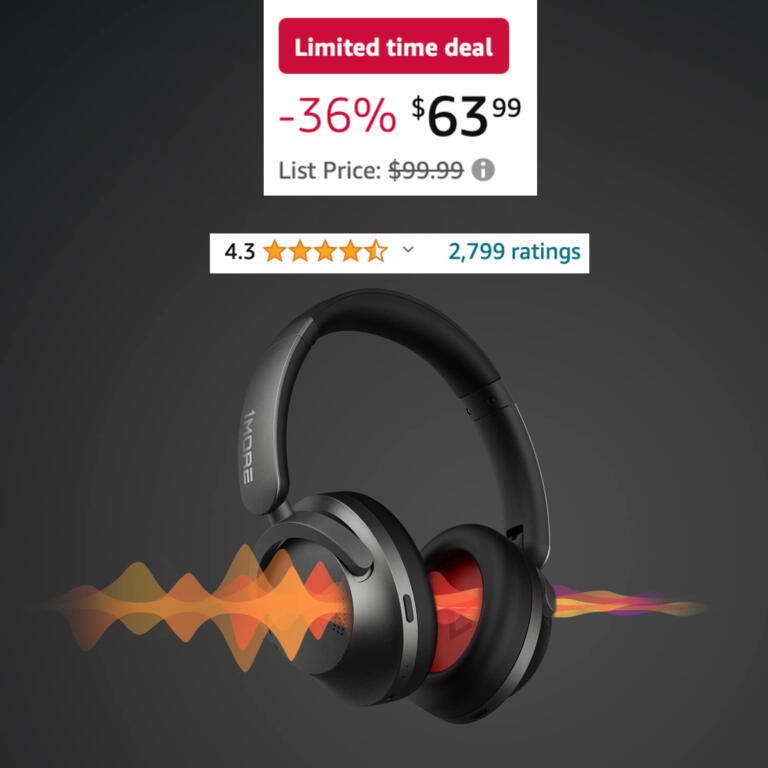 1MORE SonoFlow Active Noise Cancelling Headphone Hits New Low With 36% Price Cut 8 1MORE SonoFlow Active Noise Cancelling Headphone Hits New Low With 36% Price Cut 8