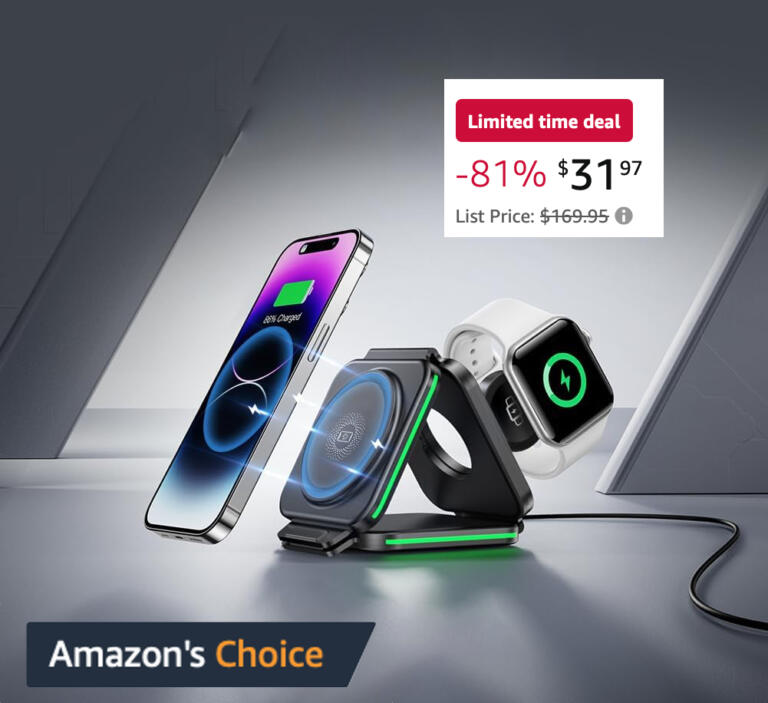 This 3 in 1 Charging Station for Apple Used To Sell For $170 But It's $24 Today! 4 This 3 in 1 Charging Station for Apple Used To Sell For $170 But It's $24 Today! 4