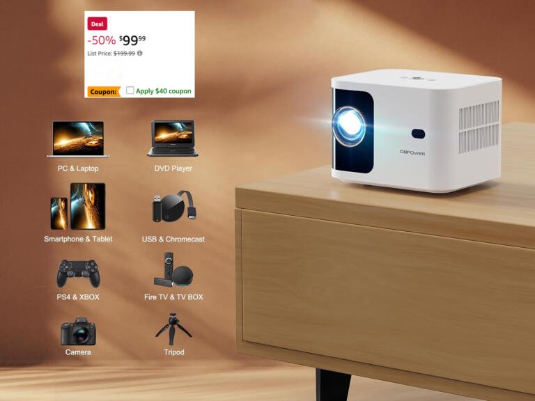 Experience Cinematic Brilliance with $60 Smartphone Projector That's Selling Out Pretty Quick! 1