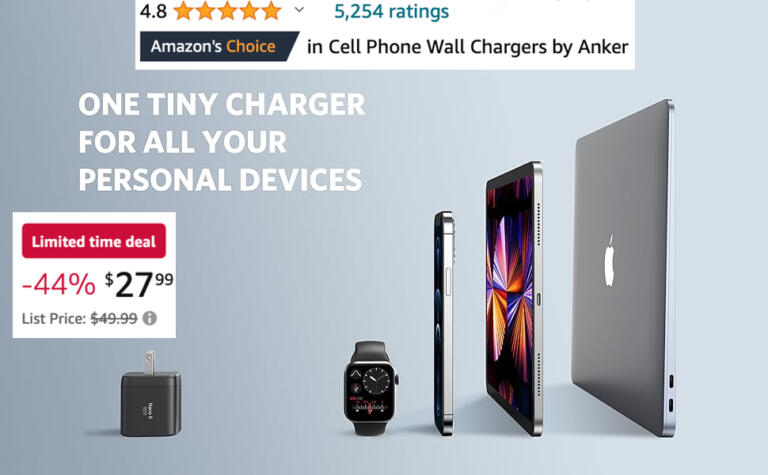 Anker's Nano 65W USB C Charger Compatibles With MacBook, iPad & iPhone, $28 Only 1 Anker's Nano 65W USB C Charger Compatibles With MacBook, iPad & iPhone, $28 Only 1