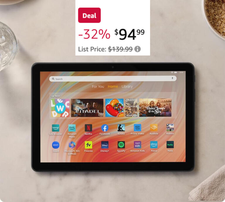 Upgrade Without Breaking the Bank: Amazon Fire HD 10 Currently On Sale For $95 (Was $140) 2