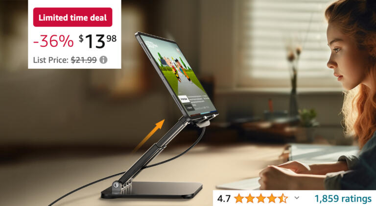 Now Just $14 For Our Favorite Adjustable Tablet Stand For Desk At Amazon Today 17 Now Just $14 For Our Favorite Adjustable Tablet Stand For Desk At Amazon Today 17
