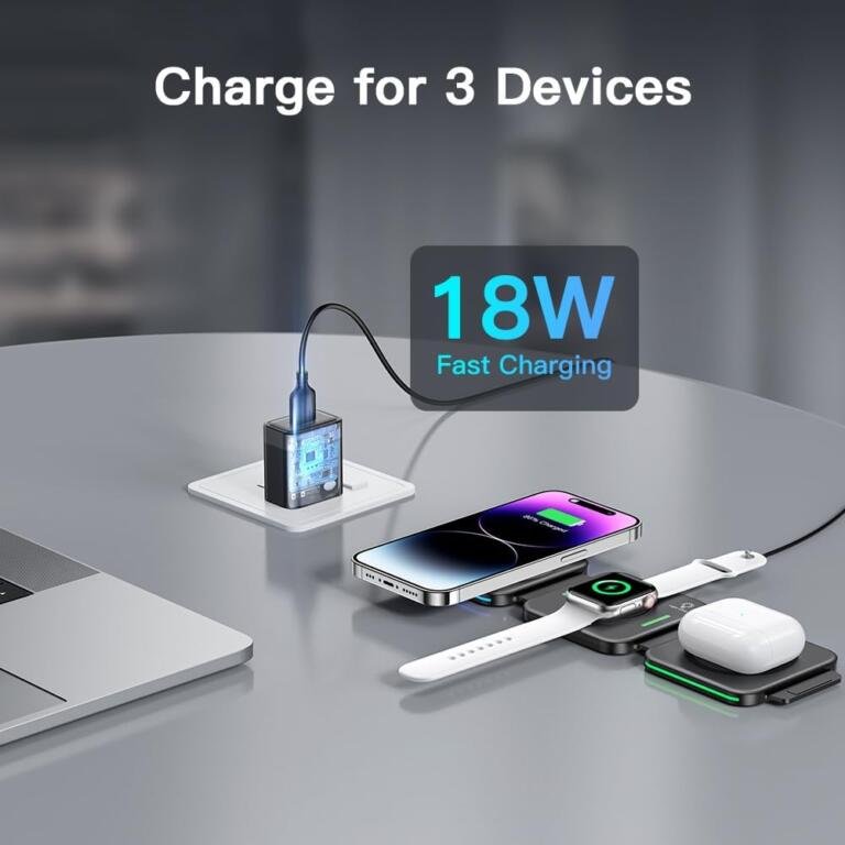 Unbelievable! $170 3 in 1 Charging Station for Apple Now $19 For Today Only 1