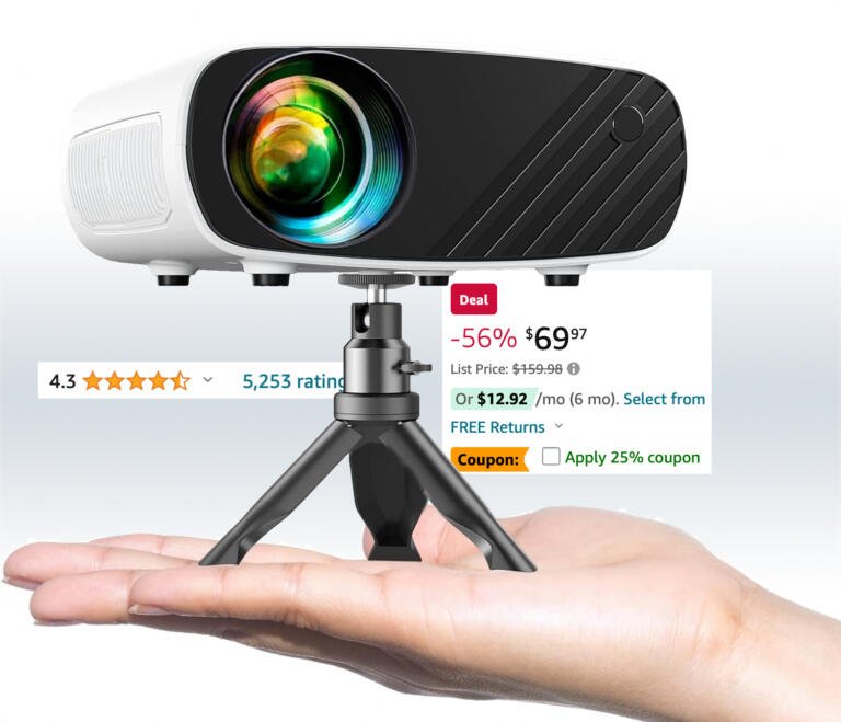 Take This Portable iPhone Mini Projector - Big Entertainment, Small Price At $52 1