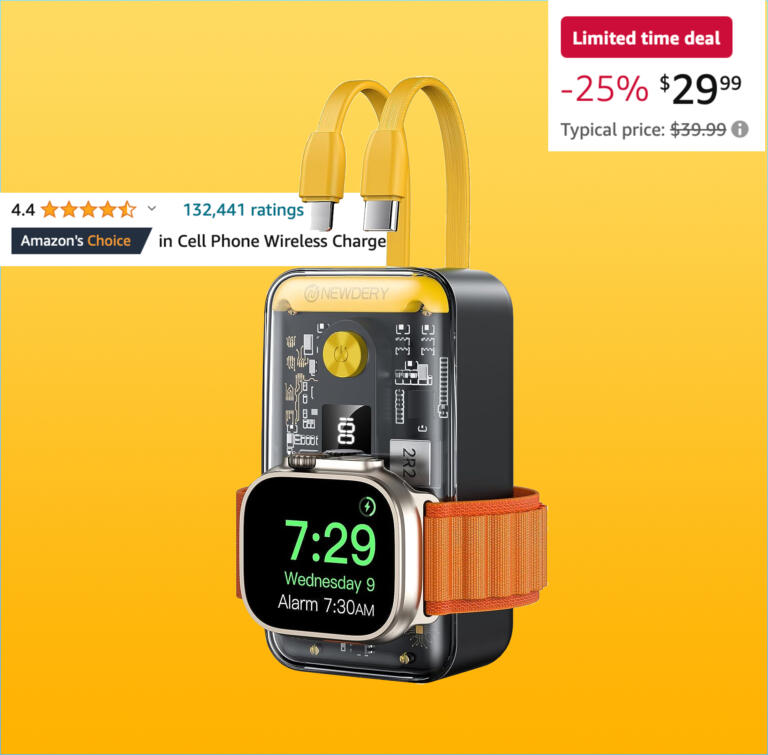This Power Bank is Specially Made For Apple Watch & iPhone, Discounted To $24 14 This Power Bank is Specially Made For Apple Watch & iPhone, Discounted To $24 14