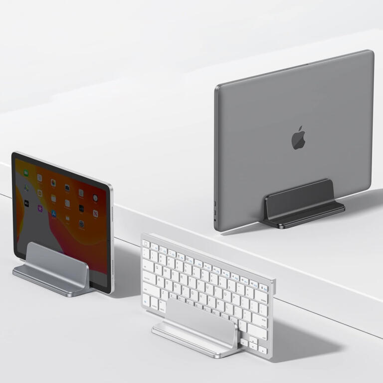 Add This Vertical Laptop Desktop Stand Holder To Office Desk For $20.79 (33% OFF) 3 Add This Vertical Laptop Desktop Stand Holder To Office Desk For $20.79 (33% OFF) 3