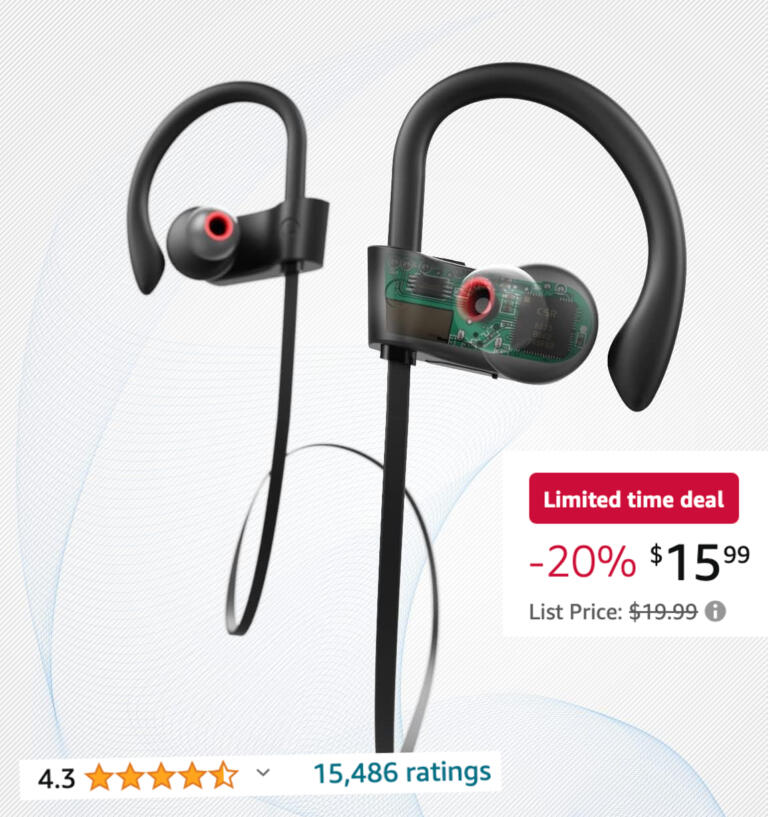This $16 Earbuds is Water Resistant, Has Stereo Sounds and It's Highly Rated! 19 This $16 Earbuds is Water Resistant, Has Stereo Sounds and It's Highly Rated! 19