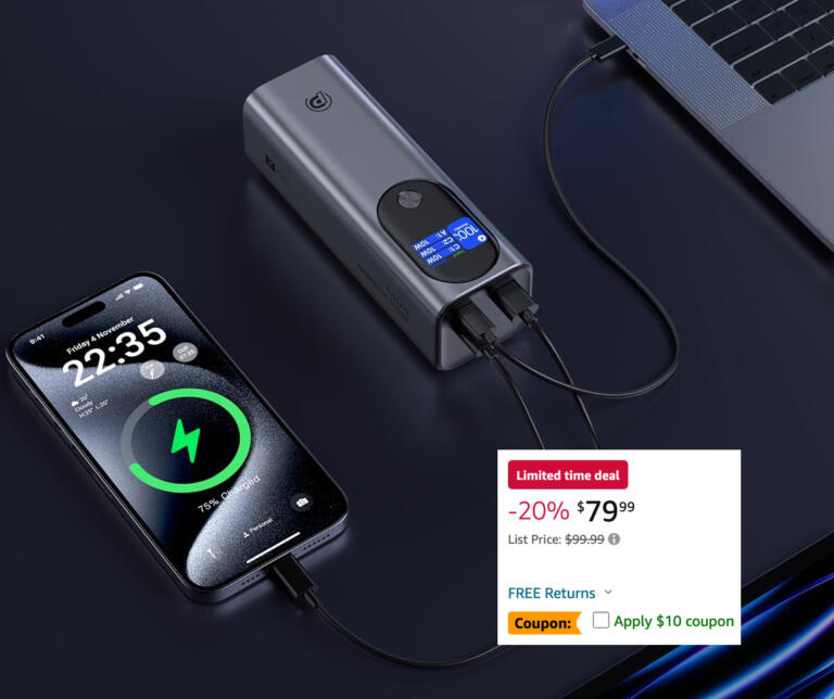 POWERΛDD Pro 27000mAh 140W Power Bank For Laptop Slips Down To All New Low Price 12 POWERΛDD Pro 27000mAh 140W Power Bank For Laptop Slips Down To All New Low Price 12